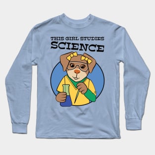 This Girl Studies Science Long Sleeve T-Shirt